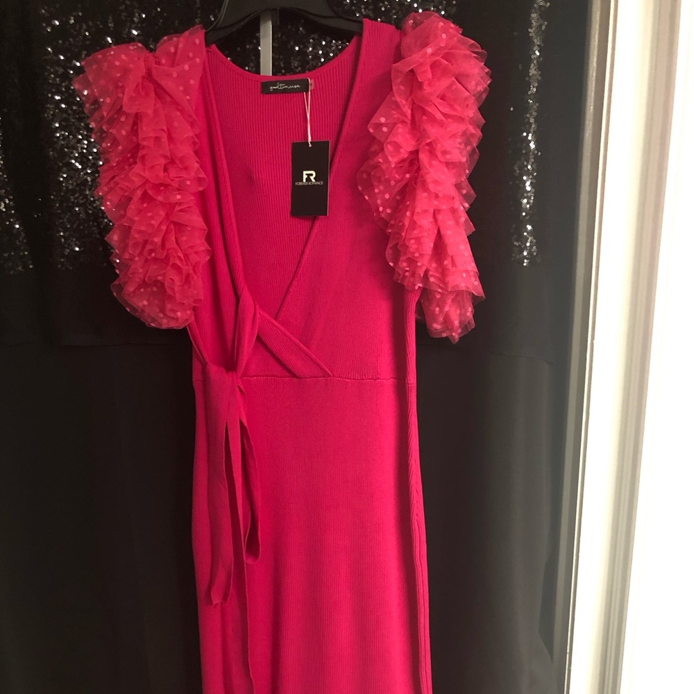 NWT, XL, Fun and Flirty Pink Dress.